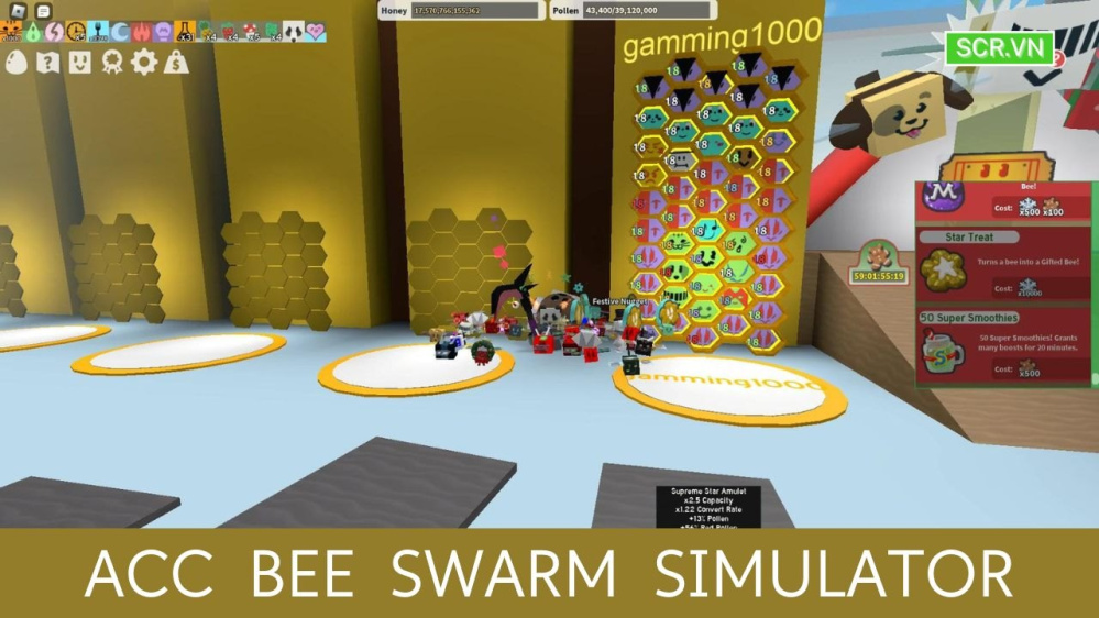 ACC Bee Swarm Simulator Free 2024, Shop Cho Nick VIP