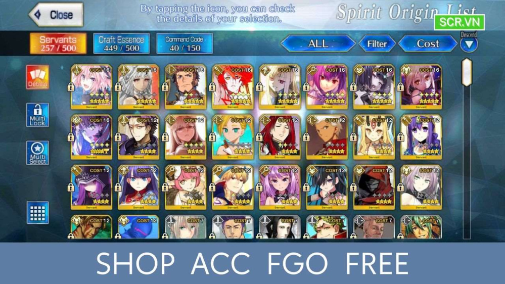 Shop ACC FGO Free 2024, ACC Gem FGO, ACC Fate Grand Order
