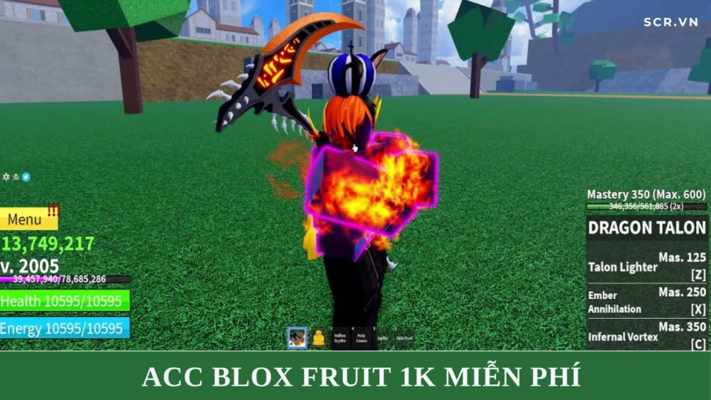 ACC Blox Fruit 1K Free 2024 (Shop Random ACC Roblox 1K Uy Tín)