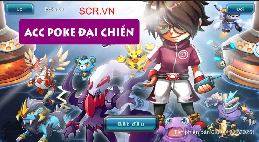 Acc Poke Đại Chiến Free 2024 [Nick Thủ Lĩnh Siêu Thú VIP]