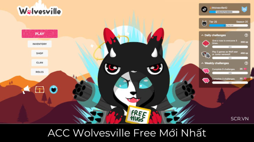 ACC Wolvesville Free 2024, Tặng ACC Ma Sói Miễn Phí