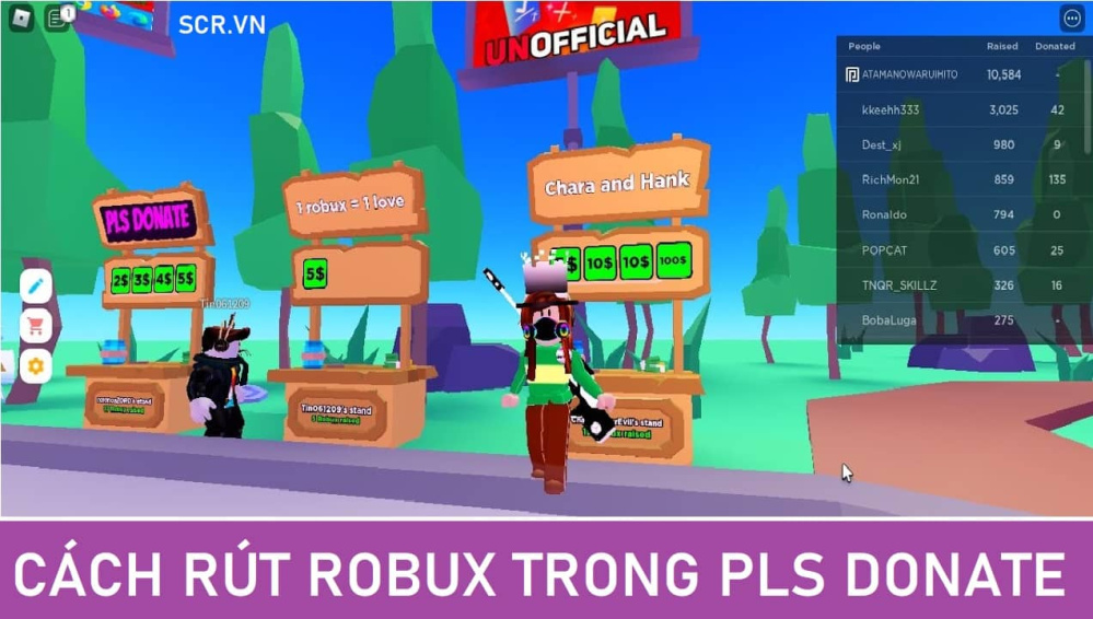 Cách Rút Robux Trong PLS Donate 2024 (3 Cách Lấy Mới Nhất)