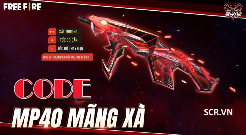 Code Mp40 Mãng Xà Không Giới Hạn 2024 [Cho Acc VIP]