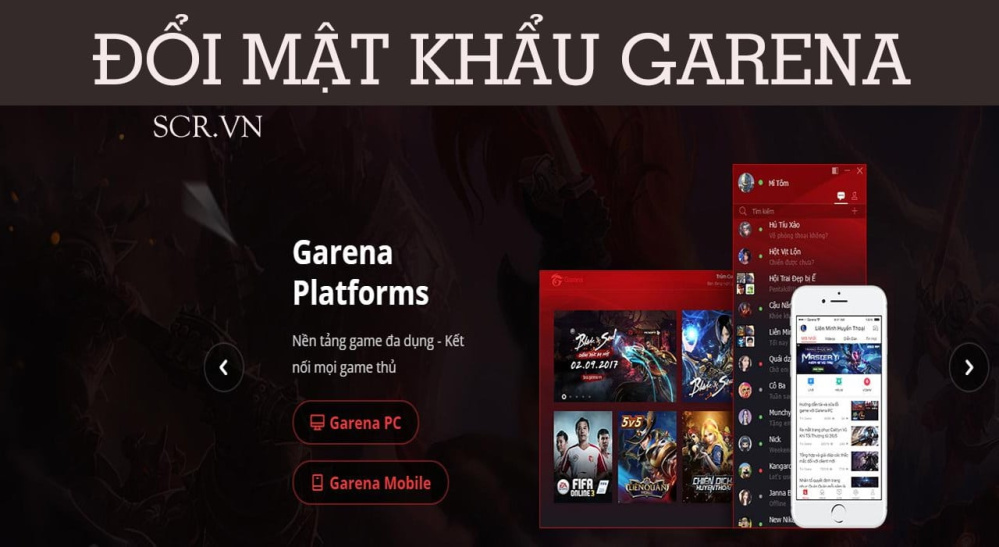 Đổi Mật Khẩu Garena, Cách Đổi Mk Garena [Tặng Acc Vip]