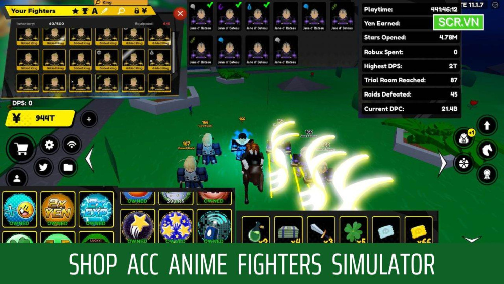 Shop ACC Anime Fighters Simulator Free, Nick 0đ (2024)