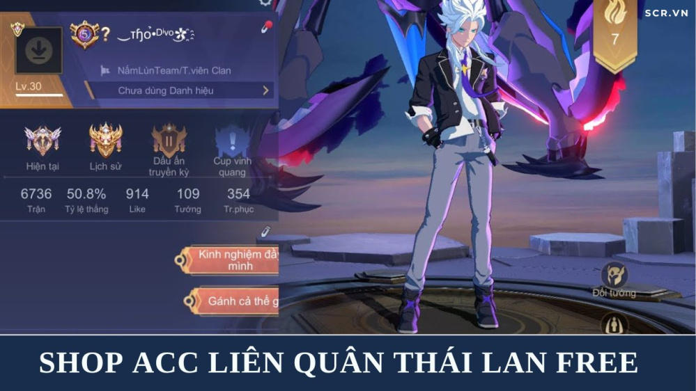 Shop ACC Liên Quân Thái Lan Free 2024, Shop ACC ROV Miễn Phí