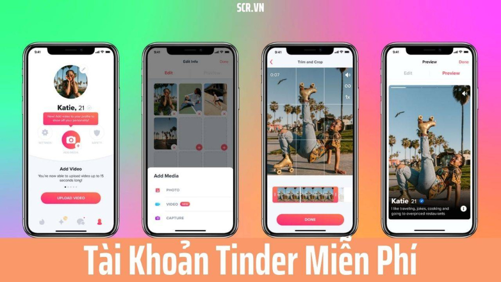 Tài Khoản Tinder Miễn Phí 2024 [Cách Đăng Ký Tinder Free]