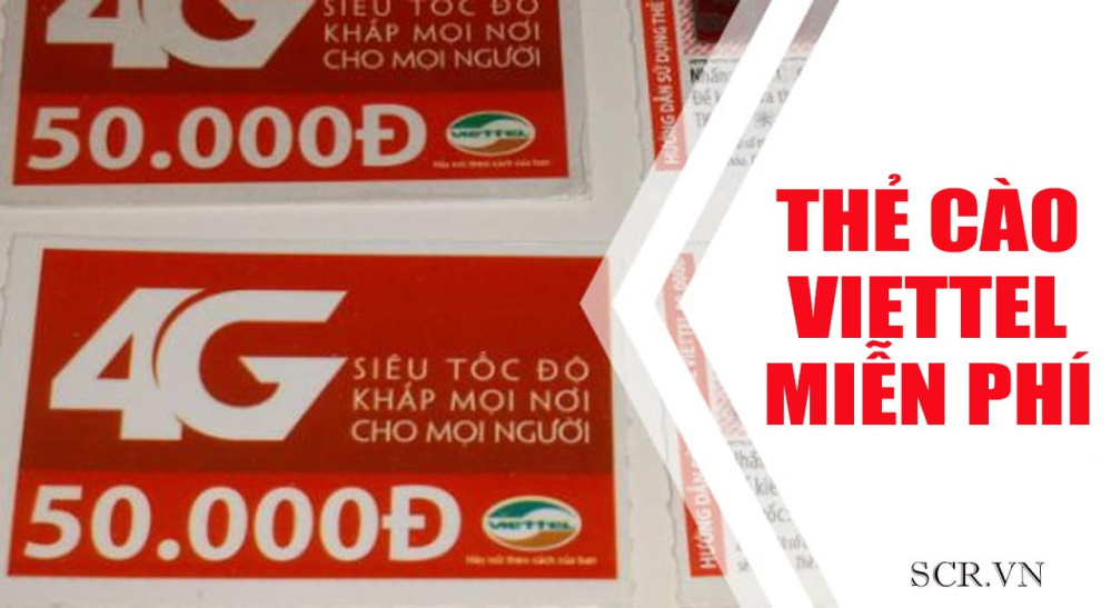 Thẻ Cào Viettel Miễn Phí 2024 [Tặng Card 50k 100k 200k 500k Free]