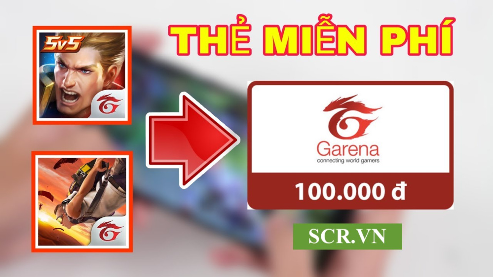 Thẻ Garena Miễn Phí 2024 (Tặng Card 100k 500k Chưa Nạp)