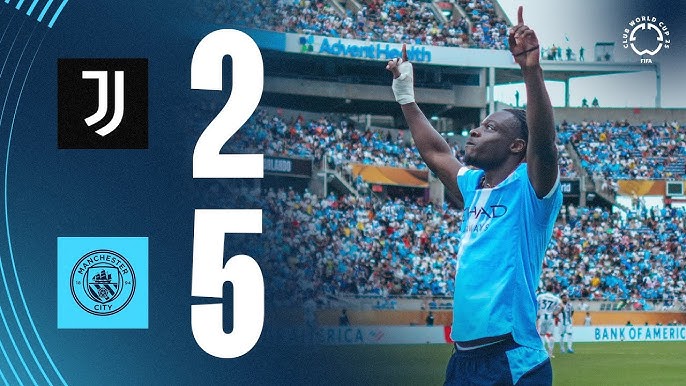 Man City đè bẹp Juventus 5-2, khẳng định sức mạnh tại Club World Cup.