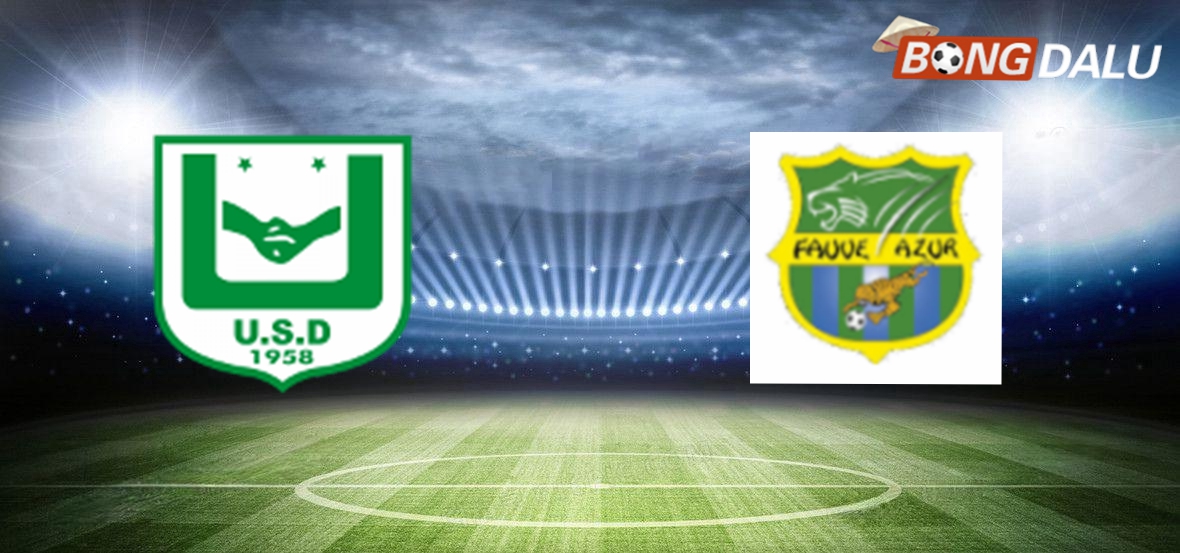 Trận đấu giữa Union Douala và Fauve Azur Elite tại giải Cameroon Elite One.