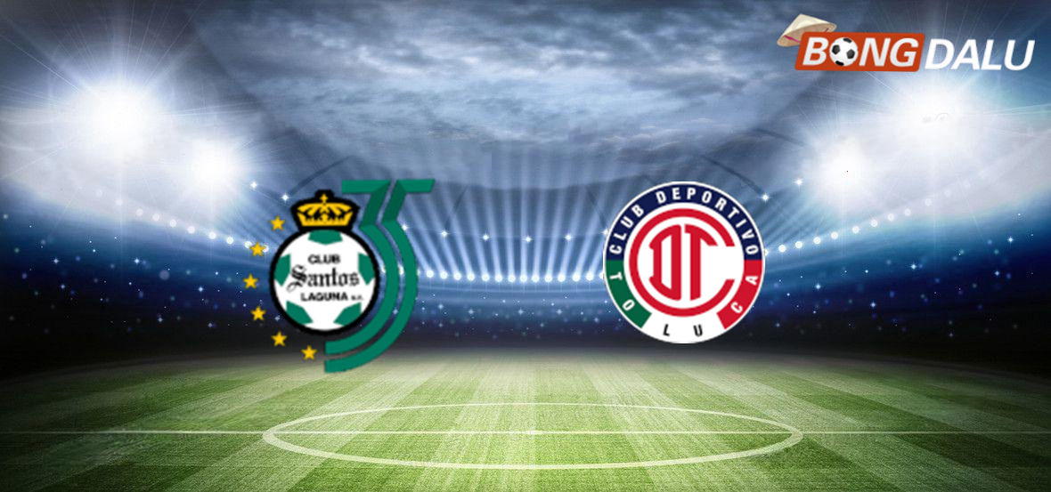 Trận cầu nảy lửa giữa Santos Laguna và Toluca tại giải VĐQG Mexico.