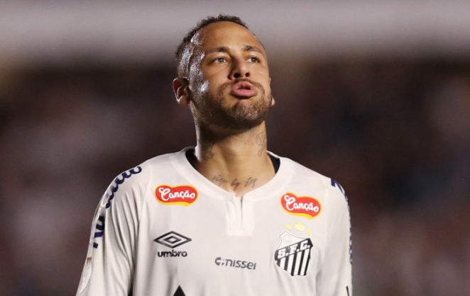 Neymar thất thần sau thất bại lịch sử của Santos