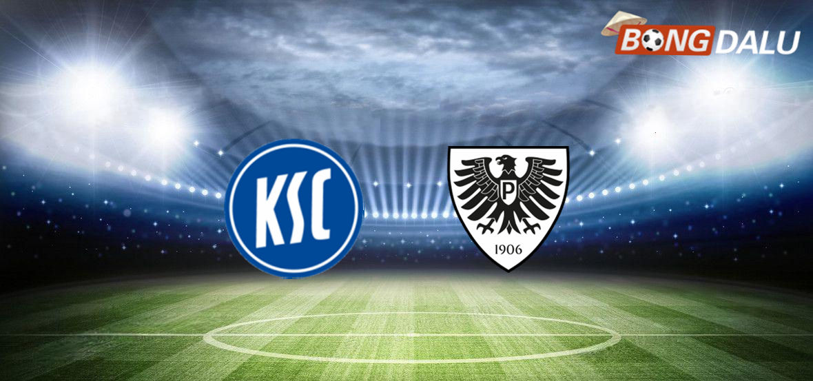 Trận cầu tâm điểm vòng đấu giữa Karlsruher SC và Preuben Munster tại giải hạng hai Đức.