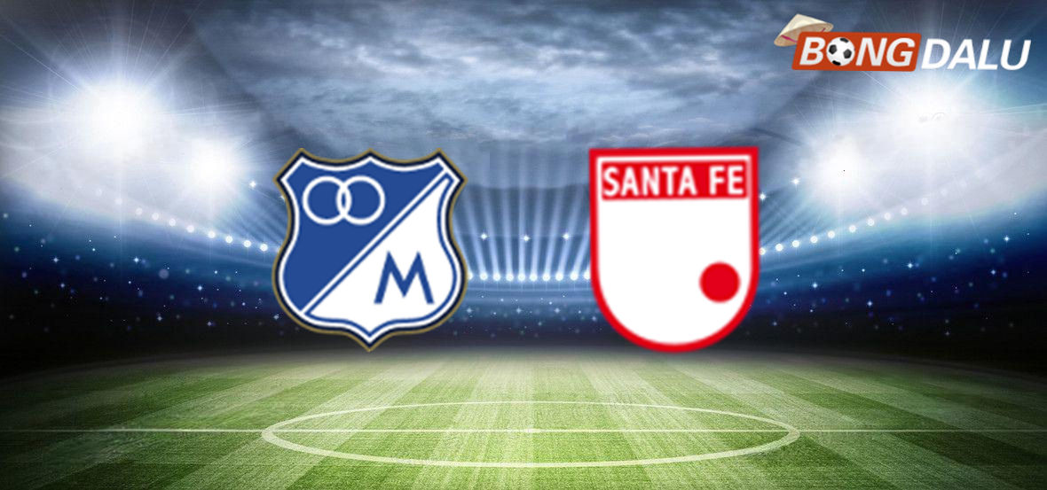 Trận cầu đinh giữa Millonarios và Independiente Santa Fe tại giải VĐQG Colombia.