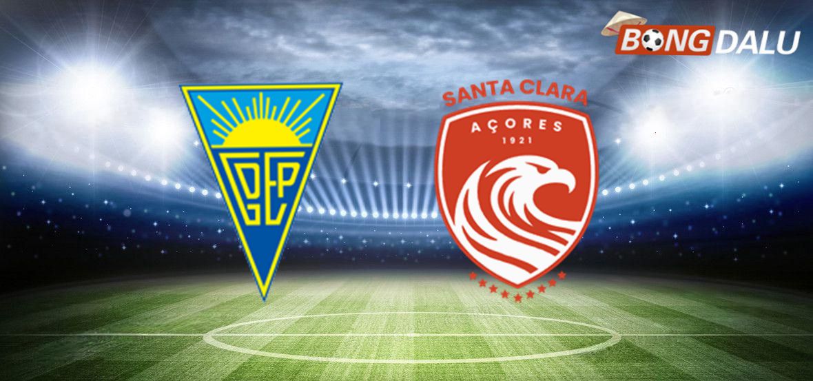 Trận cầu nảy lửa giữa GD Estoril-Praia và Santa Clara tại giải VĐQG Bồ Đào Nha.