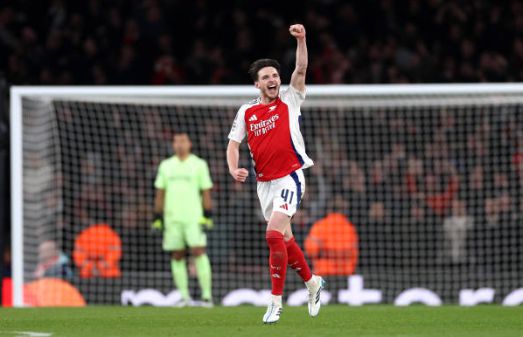 Rice tự hào về màn trình diễn áp đảo của Arsenal trước Man City