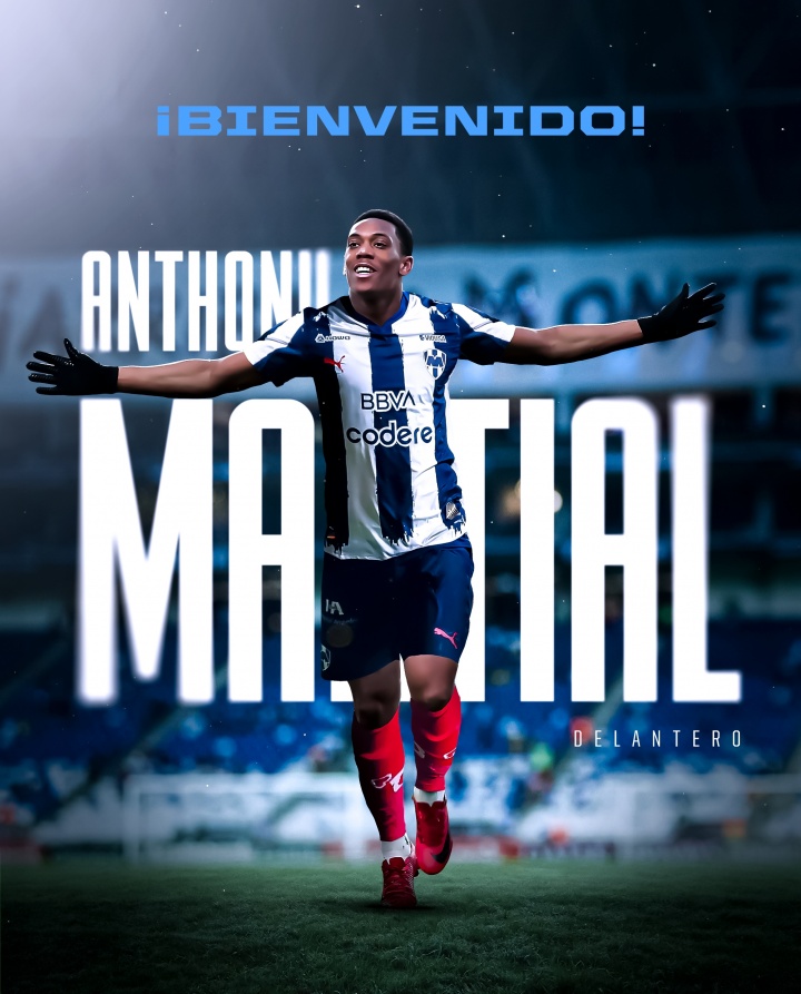 Martial chính thức gia nhập Monterrey, Mexico
