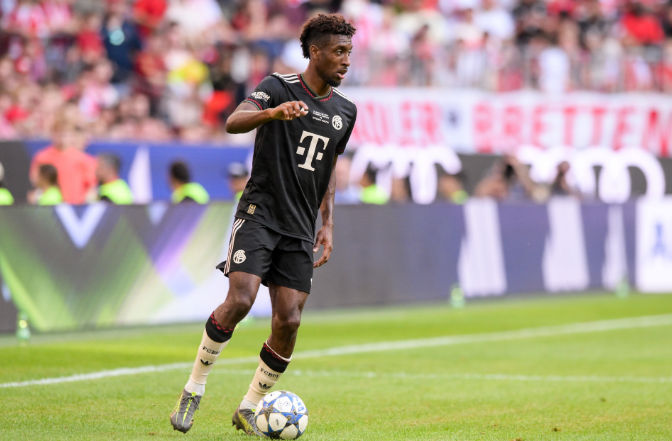 Coman vui mừng khi chứng kiến PSG đăng quang Champions League