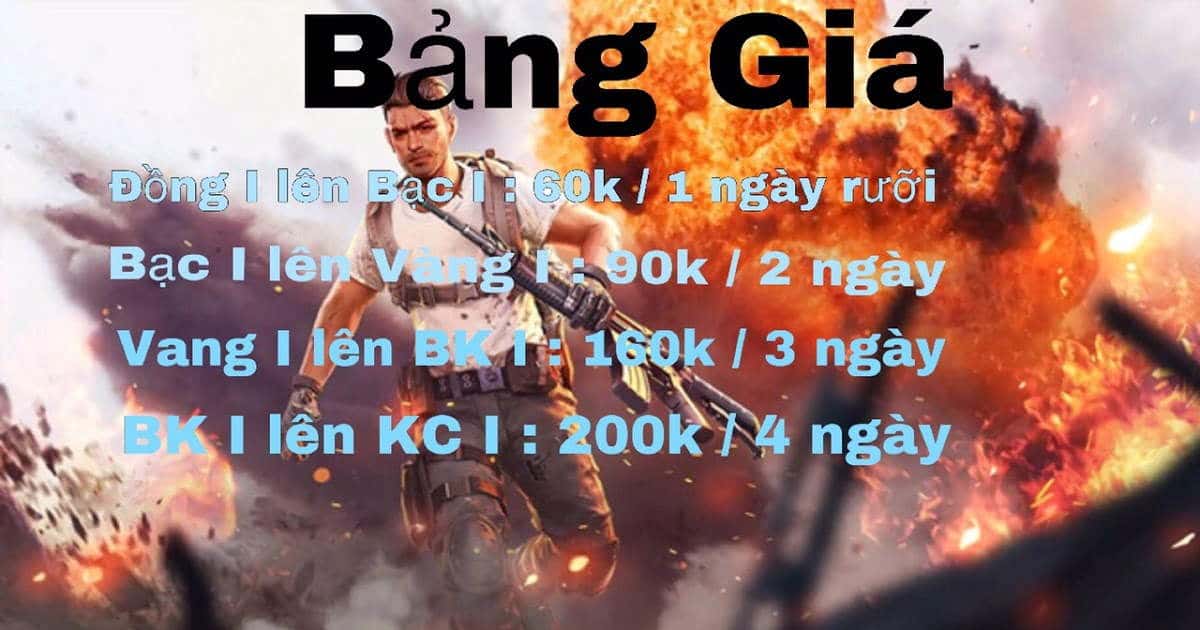 Giá cày thuê Free Fire cực rẻ