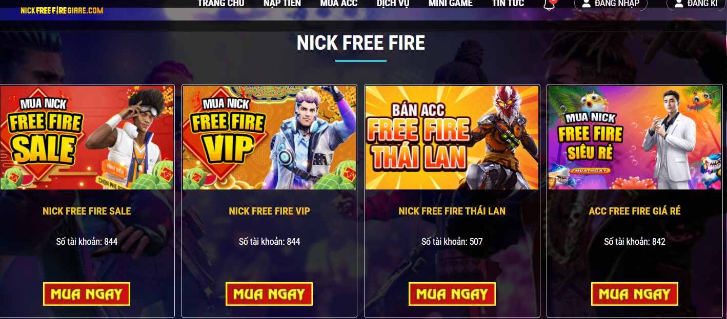 Shop FF Nickfreefiregiare.com