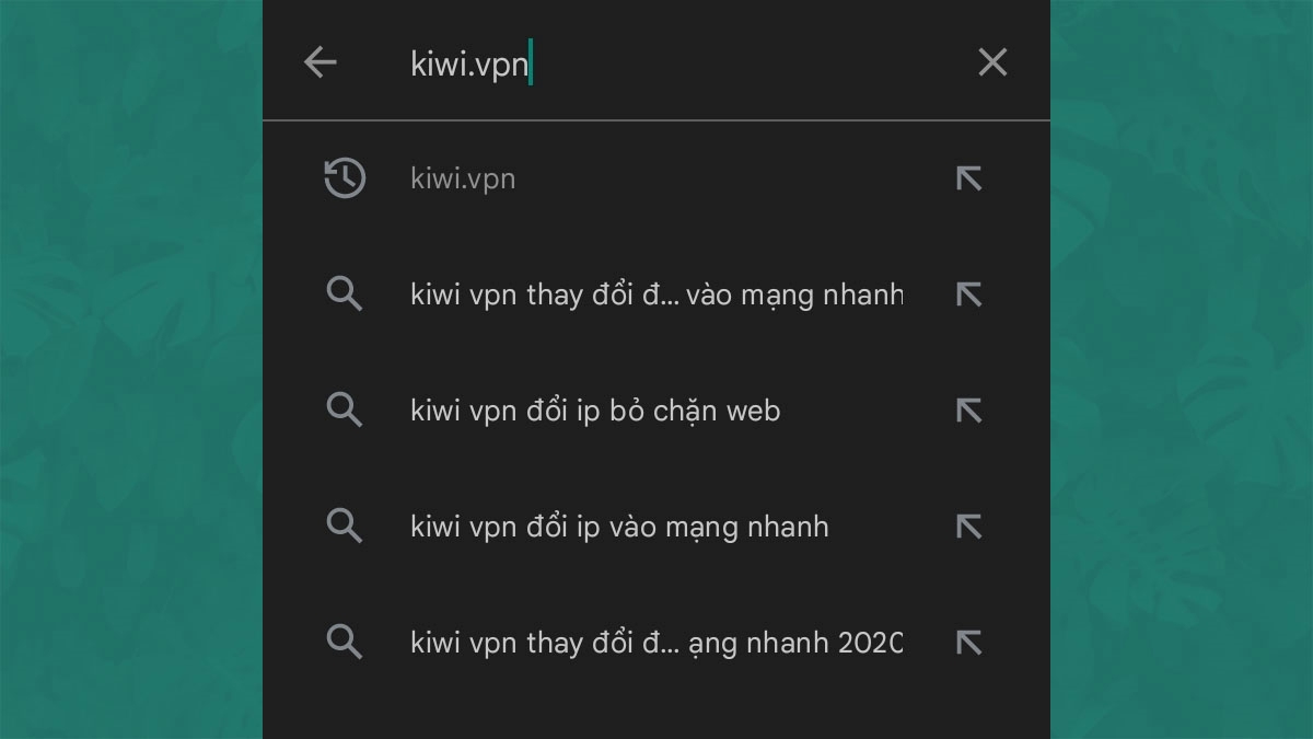 Tìm kiếm từ khóa Kiwi VPN